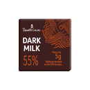 Tablete Dark Milk de Chocolate 55% Cacau 5g, , large. image number 0